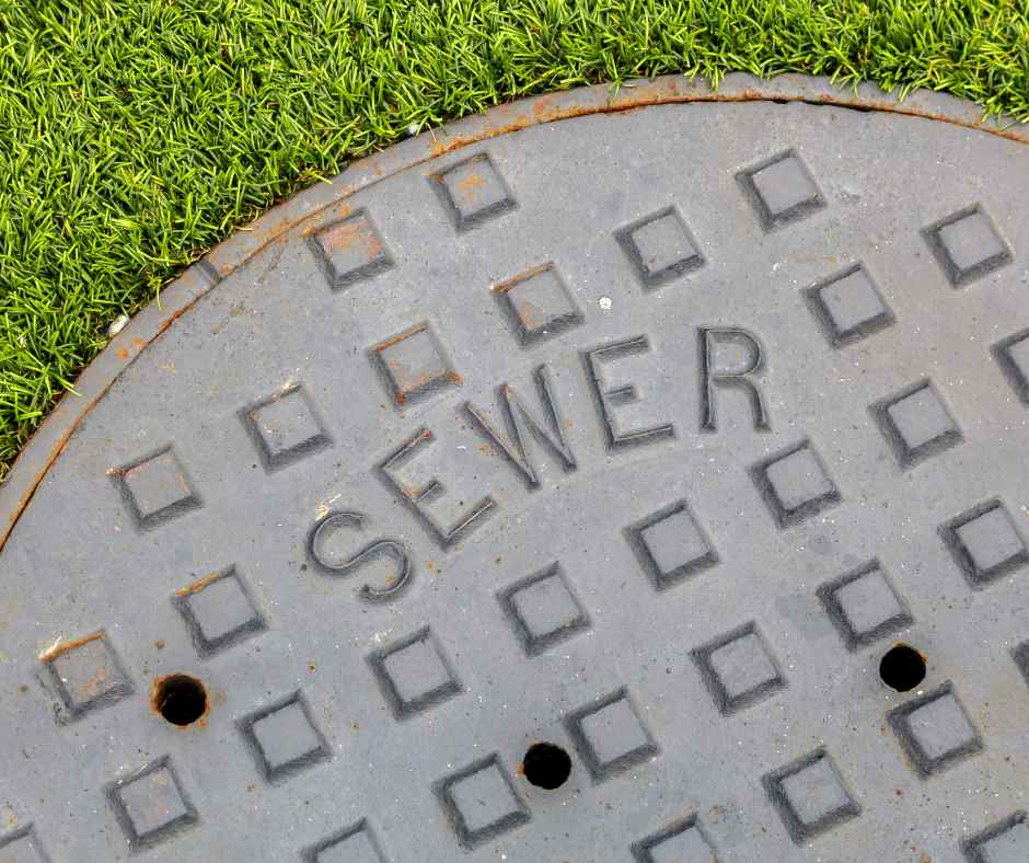 Sewer line cover